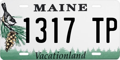 ME license plate 1317TP