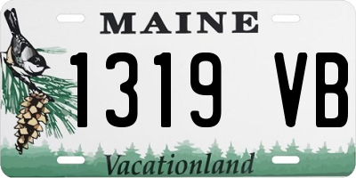 ME license plate 1319VB