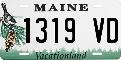 ME license plate 1319VD