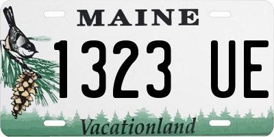 ME license plate 1323UE