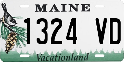 ME license plate 1324VD