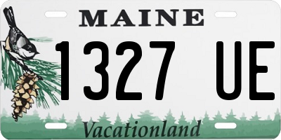 ME license plate 1327UE