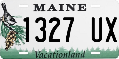 ME license plate 1327UX