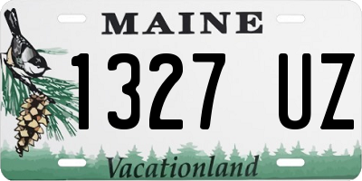 ME license plate 1327UZ