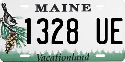 ME license plate 1328UE