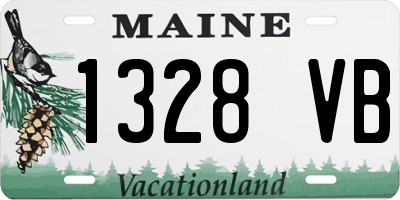 ME license plate 1328VB
