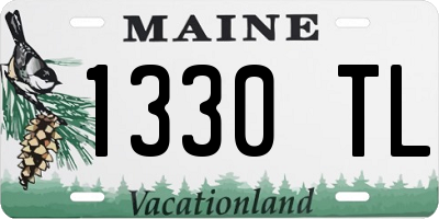 ME license plate 1330TL