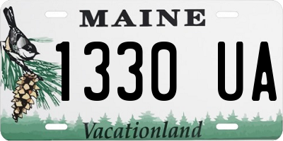 ME license plate 1330UA