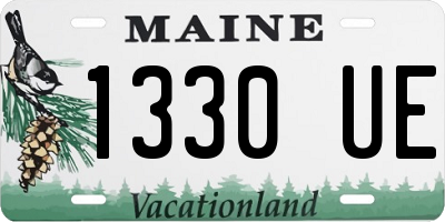 ME license plate 1330UE