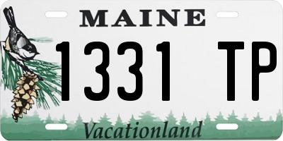 ME license plate 1331TP