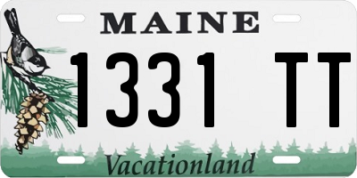 ME license plate 1331TT