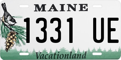 ME license plate 1331UE