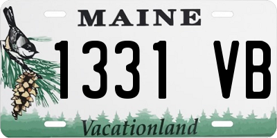 ME license plate 1331VB