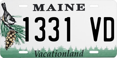 ME license plate 1331VD