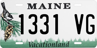 ME license plate 1331VG