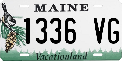 ME license plate 1336VG