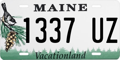 ME license plate 1337UZ