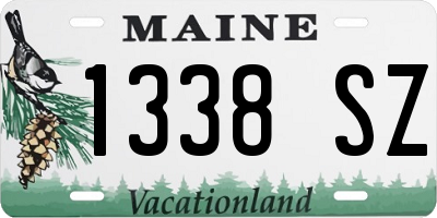 ME license plate 1338SZ
