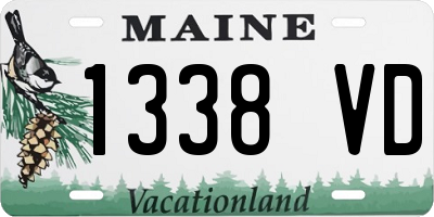 ME license plate 1338VD