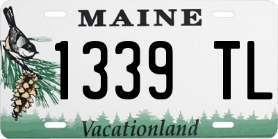 ME license plate 1339TL