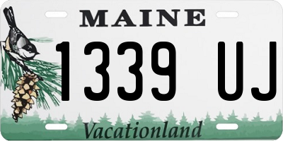 ME license plate 1339UJ