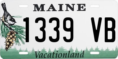 ME license plate 1339VB