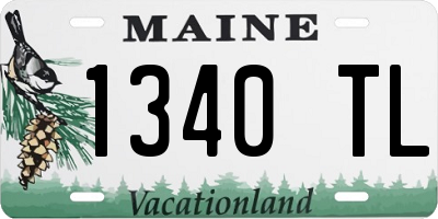 ME license plate 1340TL