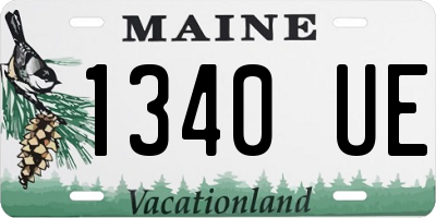 ME license plate 1340UE