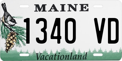 ME license plate 1340VD