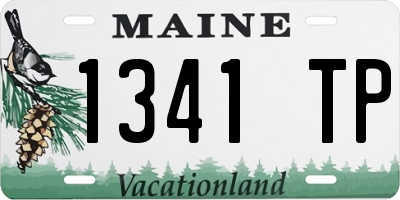 ME license plate 1341TP