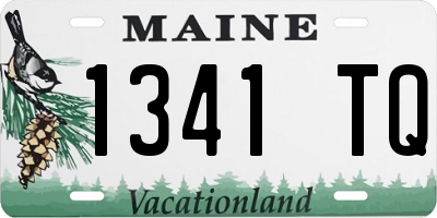 ME license plate 1341TQ