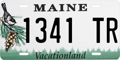 ME license plate 1341TR