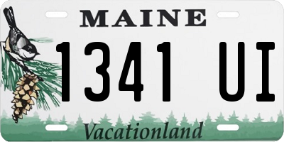 ME license plate 1341UI