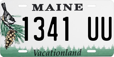ME license plate 1341UU