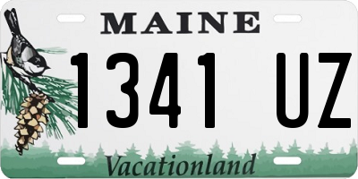 ME license plate 1341UZ