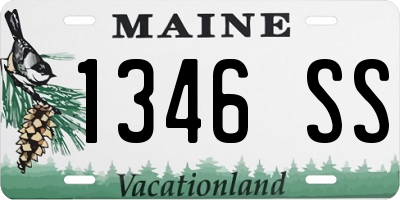 ME license plate 1346SS