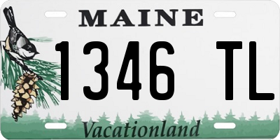 ME license plate 1346TL