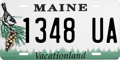 ME license plate 1348UA