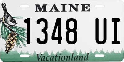 ME license plate 1348UI