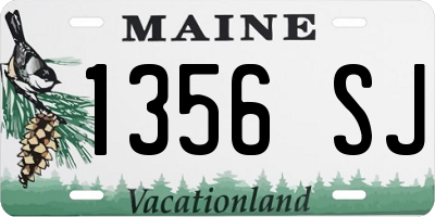 ME license plate 1356SJ