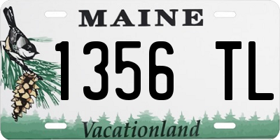 ME license plate 1356TL
