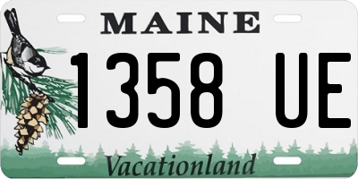 ME license plate 1358UE