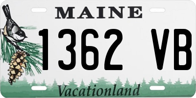 ME license plate 1362VB