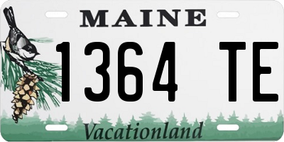 ME license plate 1364TE