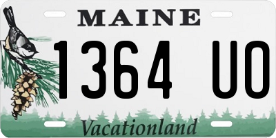 ME license plate 1364UO