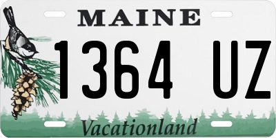 ME license plate 1364UZ