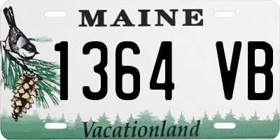 ME license plate 1364VB