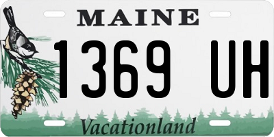 ME license plate 1369UH