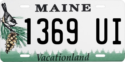ME license plate 1369UI