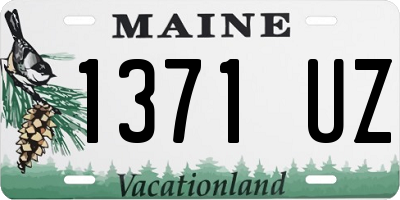 ME license plate 1371UZ